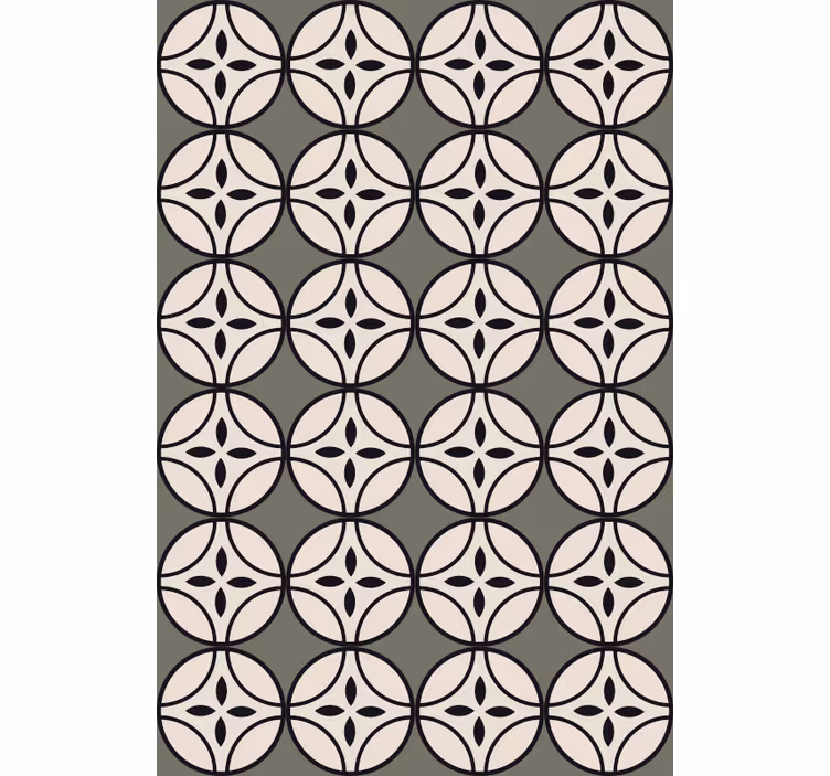 Kitchen wallpaper circular harmony - TenStickers
