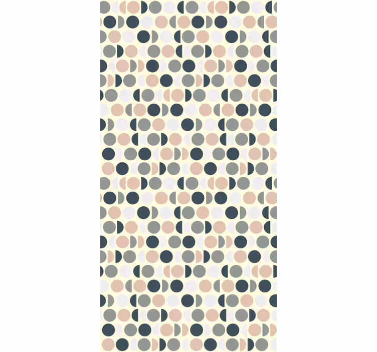 Kitchen wallpaper elegant circles - TenStickers