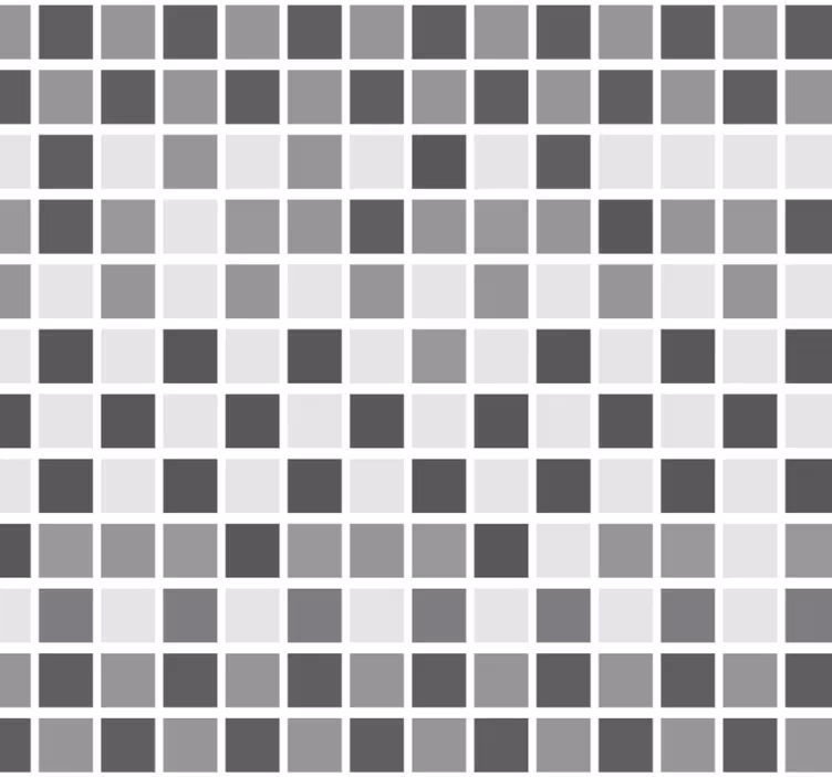 Bathroom wallpaper in shades of grey - TenStickers