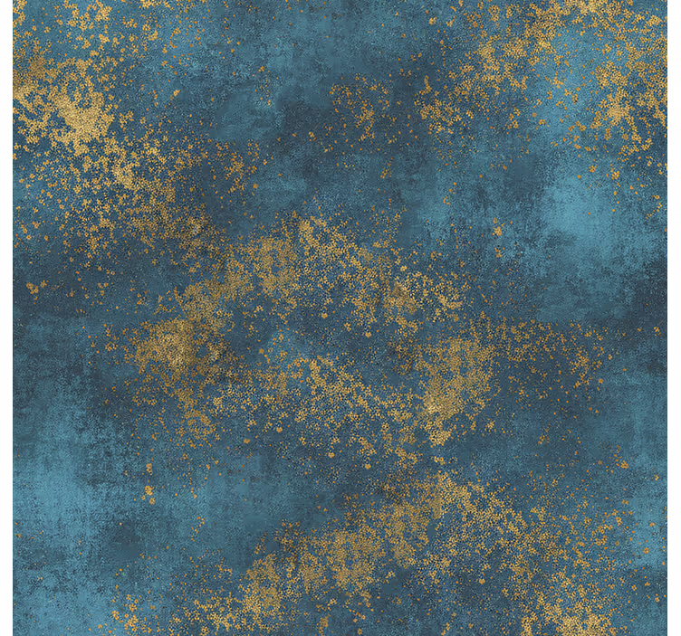 Living room wallpaper distressed teal speckle - TenStickers