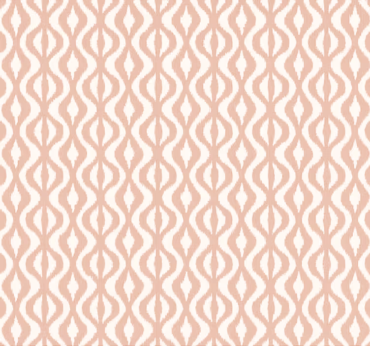 Master bedroom wallpaper dusty rose ikat geometric - TenStickers