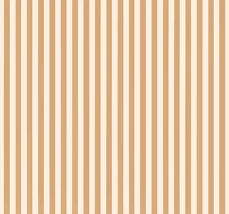 Living room wallpaper beige vintage stripes - TenStickers