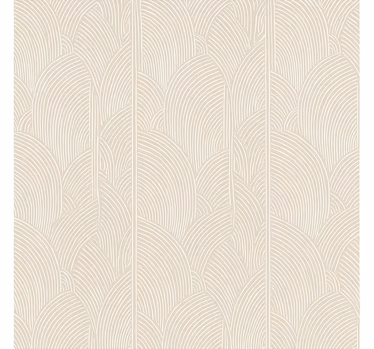 Living room wallpaper soft arch geometric design - TenStickers