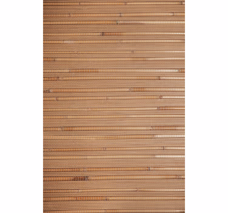 Master bedroom wallpaper striped light brown planks - TenStickers