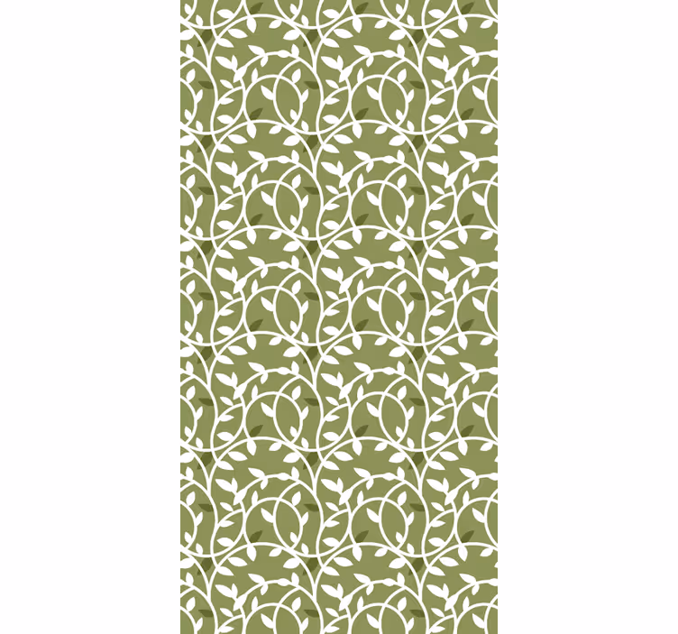 Master bedroom wallpaper vine pattern simplicity - TenStickers
