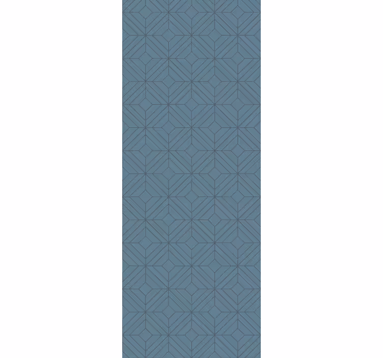 Bedroom wallpaper nordic style gray diamond design - TenStickers