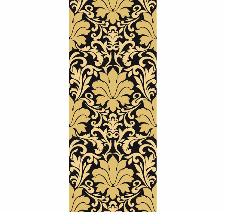 Bedroom wallpaper in luxury damask style - TenStickers