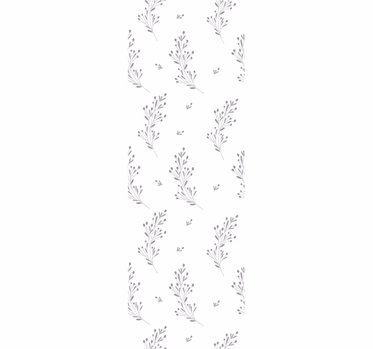 Bedroom wallpaper light meadow flowers - TenStickers
