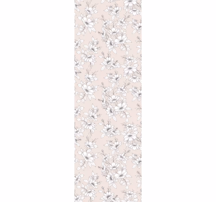 Bedroom wallpaper with a nordic wild elegant design - TenStickers