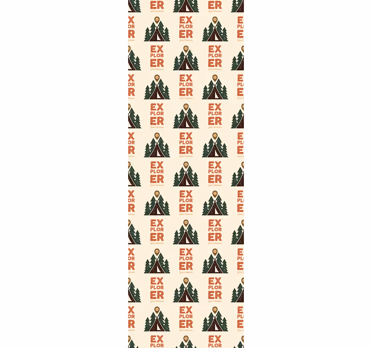 Exploring camping adventure bedroom wallpaper - TenStickers
