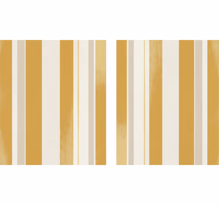Vertical line wallpaper fine decor yellow stripes - TenStickers