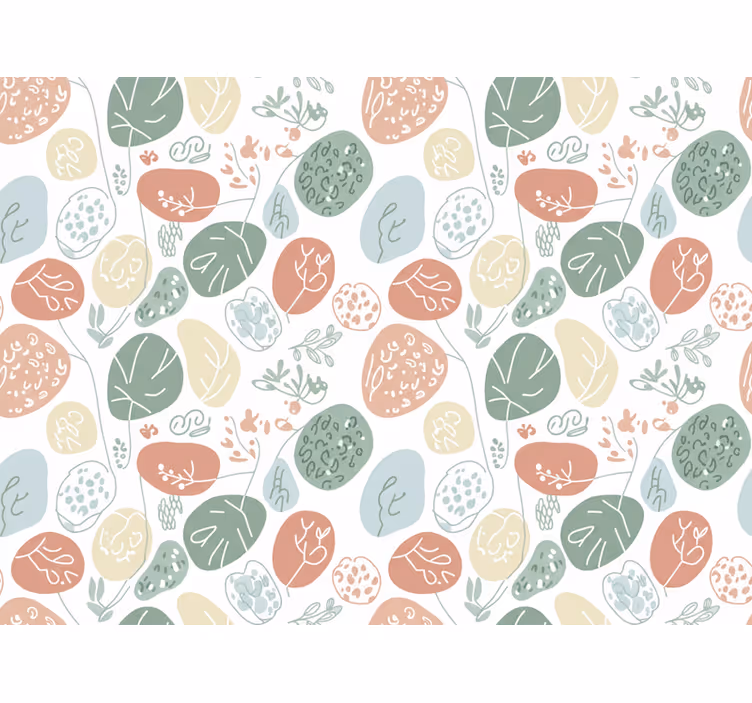Kids wallpaper animal print soft fabric - TenStickers