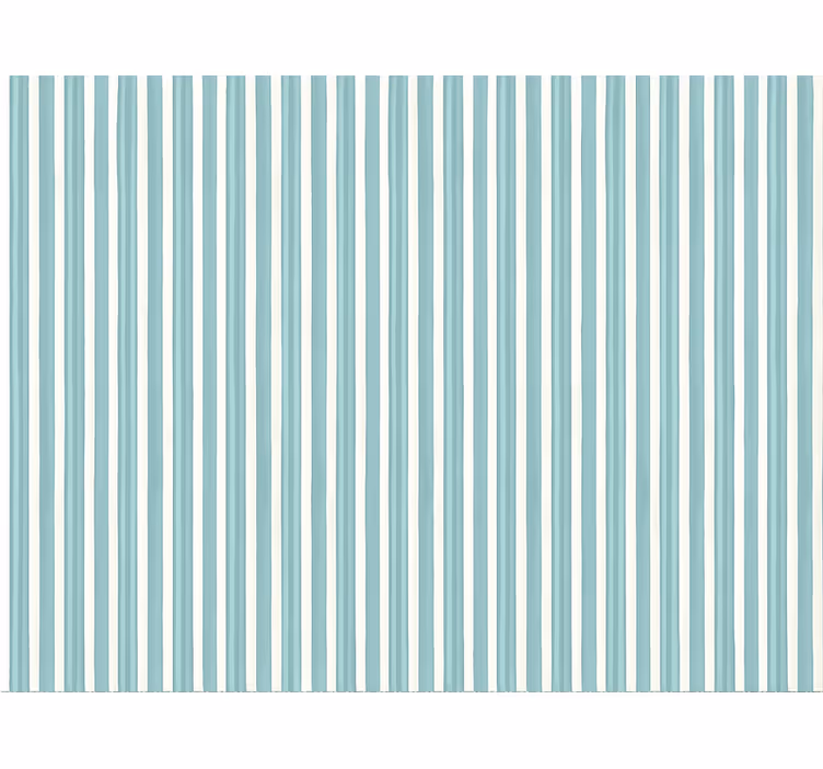 Vertical line wallpaper in muted teal stripes - TenStickers