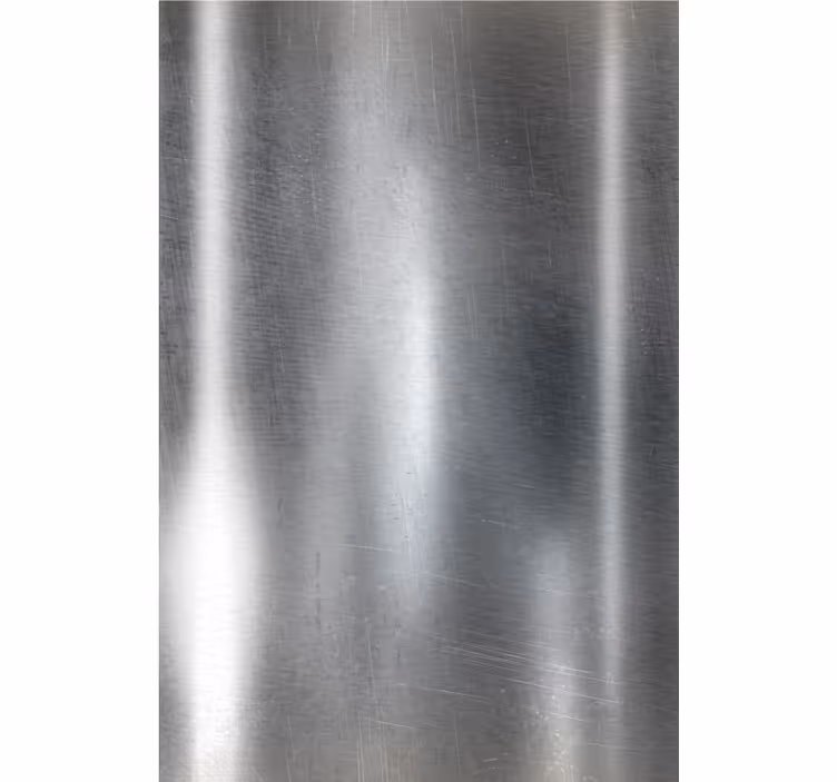 Metal wallpaper with silver rustic texture - TenStickers