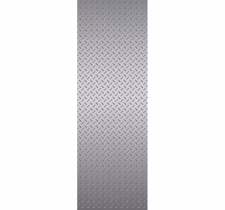 Metal wallpaper cpprivalia_nevera steel texture - TenStickers