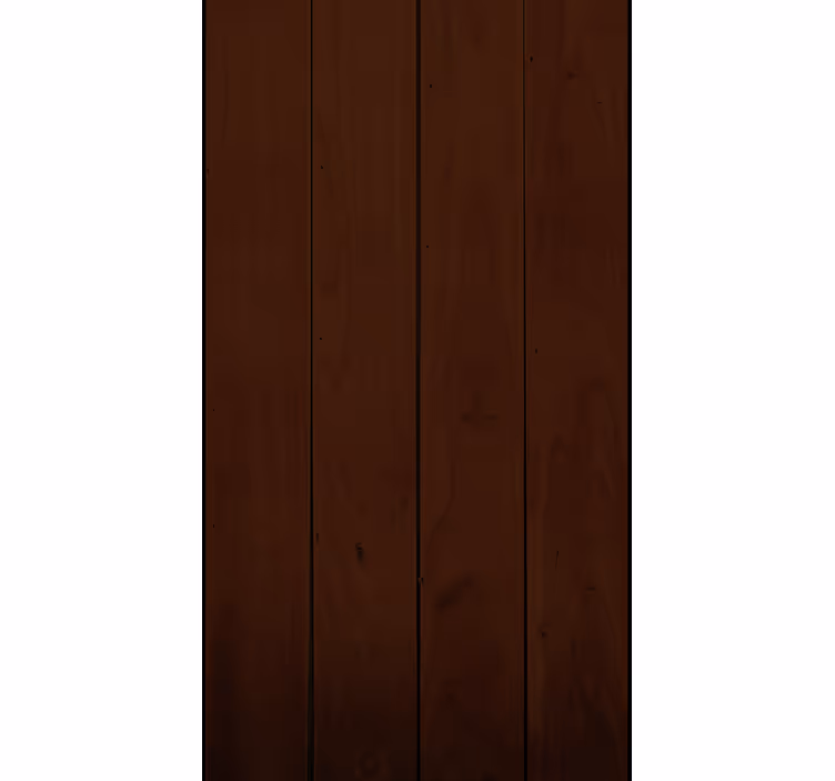 Rustic wallpaper raw brown plank design - TenStickers