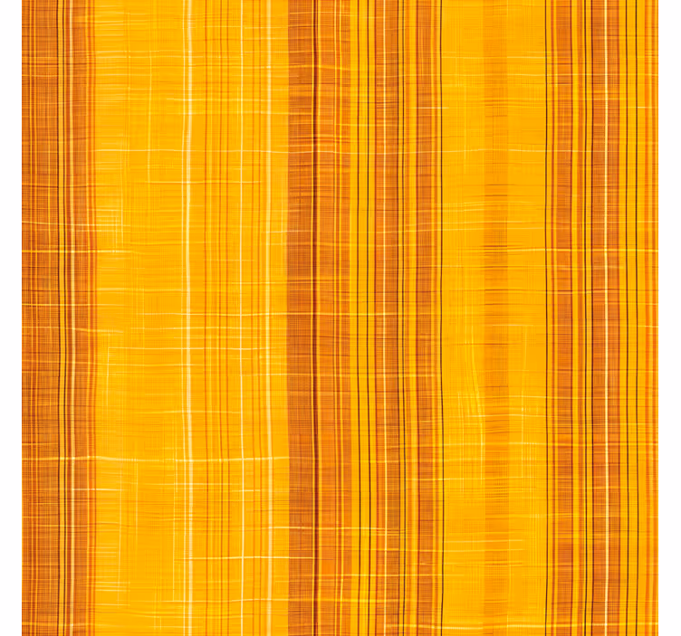 Yellow wallpaper with striped sunflower design - TenStickers