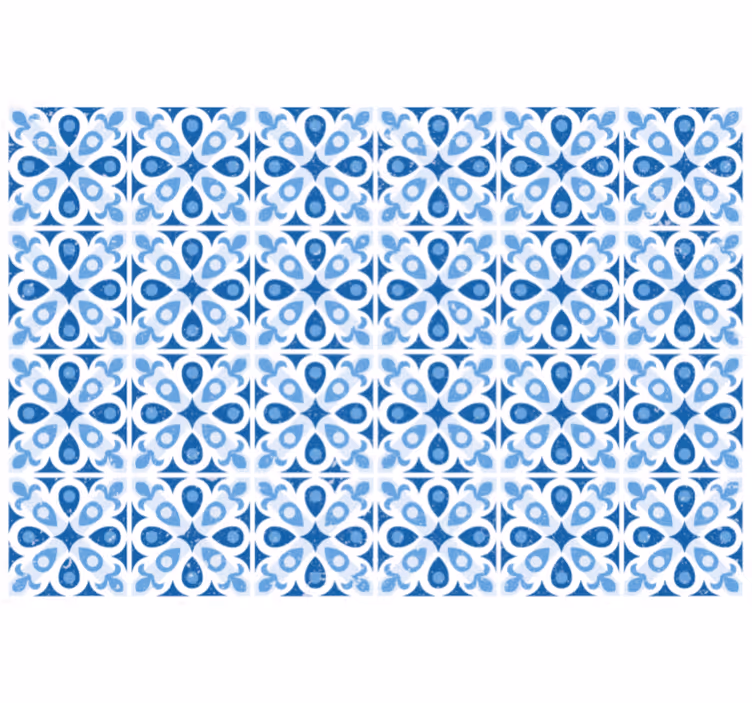 Blue wallpaper waterhouse blue - TenStickers