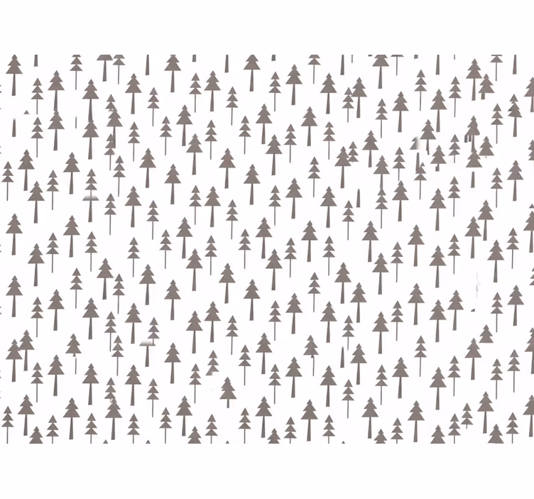 White wallpaper tree design - TenStickers