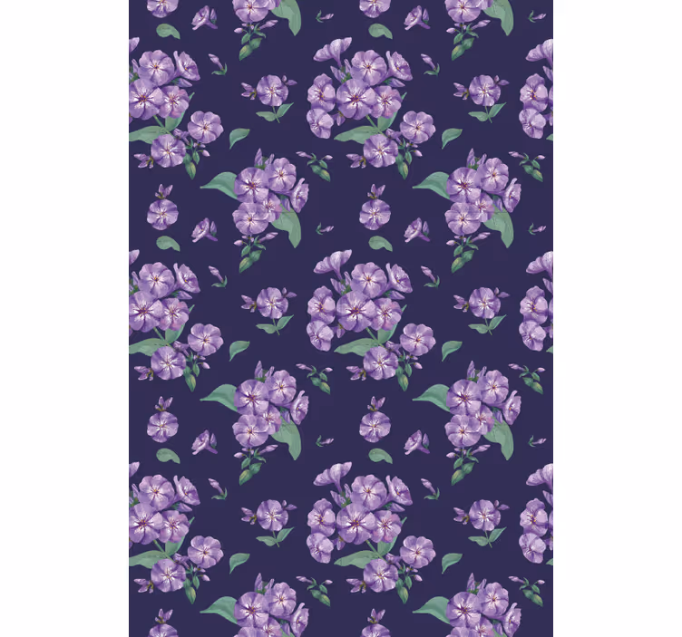 Lilac wallpaper in violet hue - TenStickers