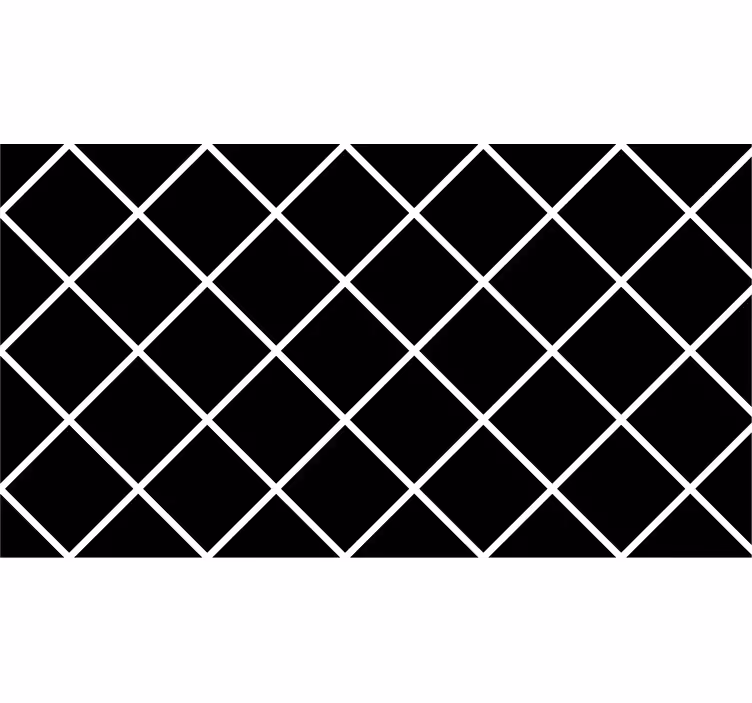 Black wallpaper with modern geometric lines - TenStickers