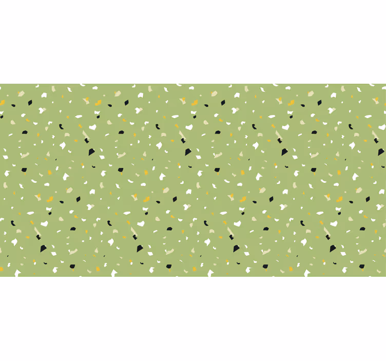 Green wallpaper terrazzo green pattern - TenStickers