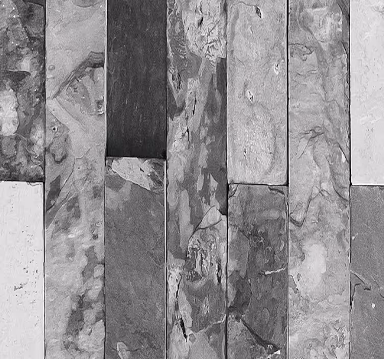 Elegant Stone Patterns master bedroom wallpaper - TenStickers