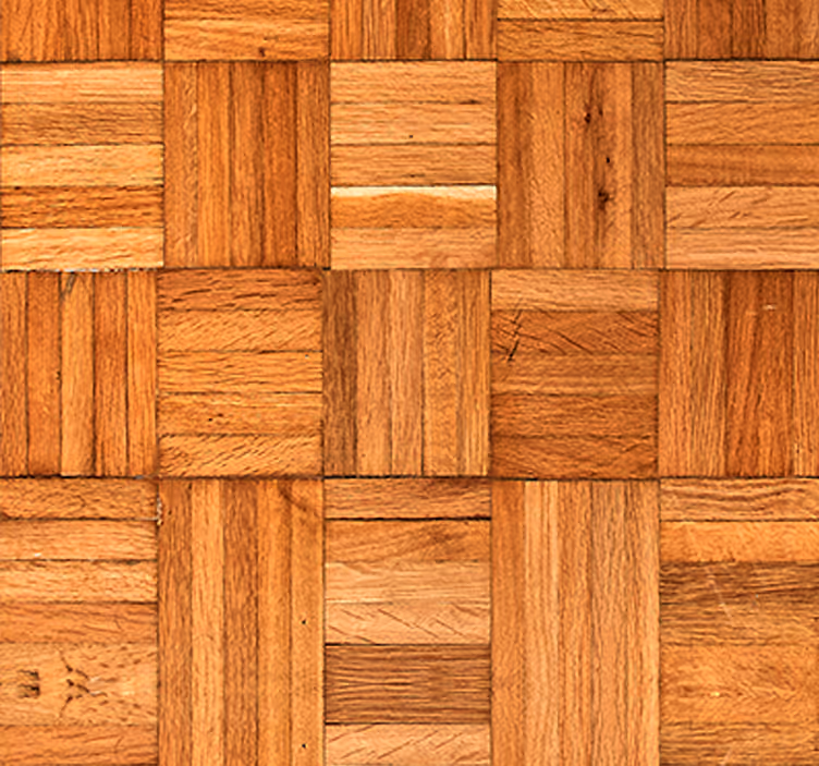 Textured Wallpaper Wooden Weave - TenStickers