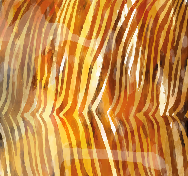Abstract Organic Lines zebra wallpaper - TenStickers
