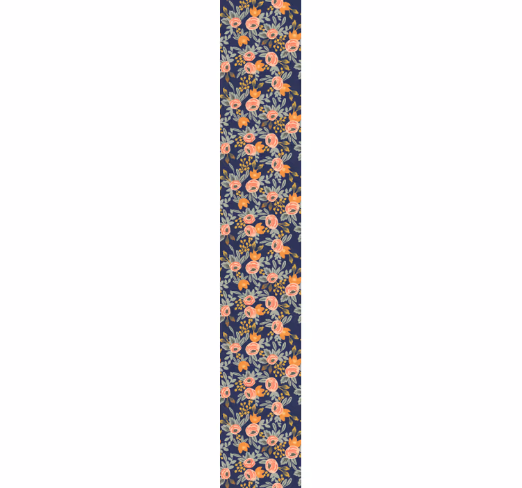 Blossom Elegance floral ornament wallpaper - TenStickers