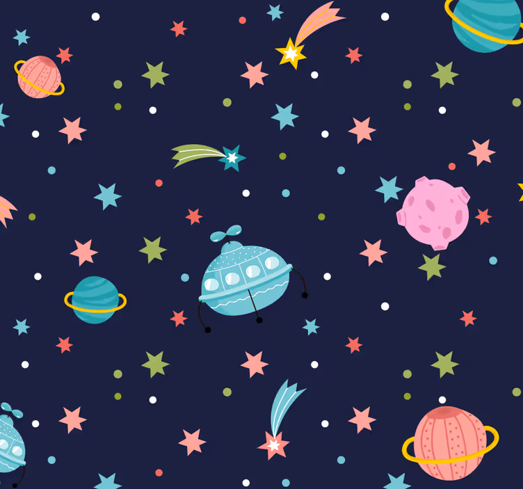 Celestial Space star wallpaper - TenStickers