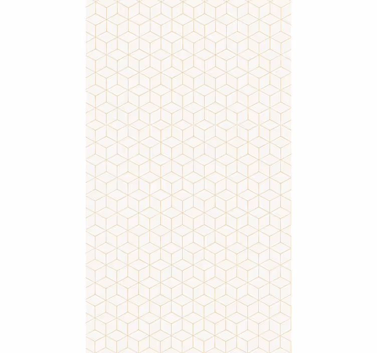 Modern geometric perspective nude wallpaper - TenStickers