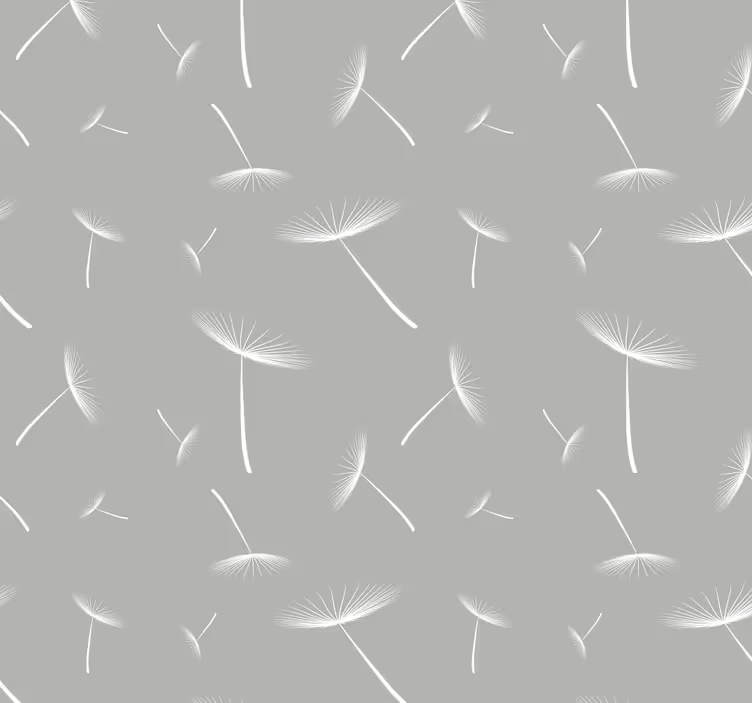 Dandelion Pattern leaf wallpaper - TenStickers