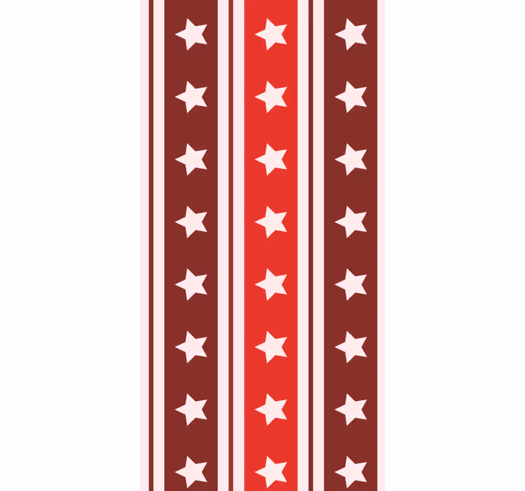 Striped Starry Pattern vertical line wallpaper - TenStickers