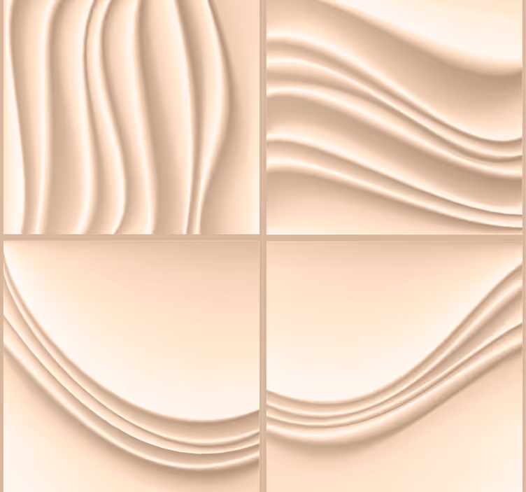 Satin Dream Abstract Wallpaper - TenStickers