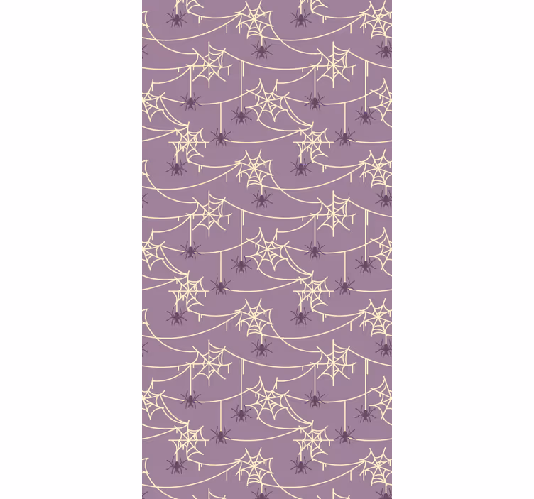 Spiderweb Motif halloween wallpaper - TenStickers