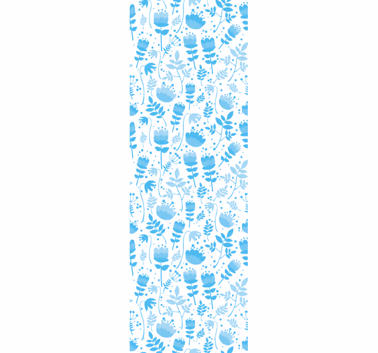 Floral Silhouette Patterns flower wallpaper - TenStickers