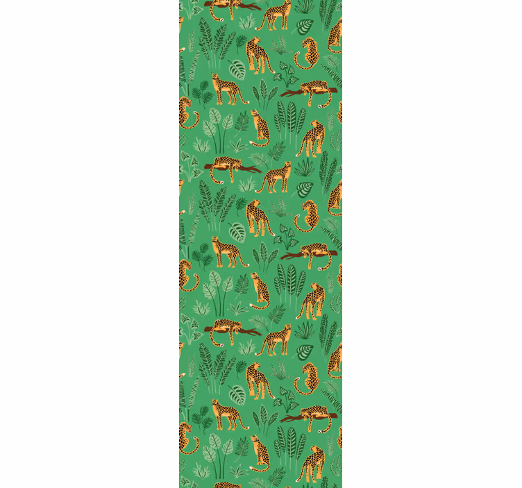 Safari Fauna Motif animal wallpaper - TenStickers