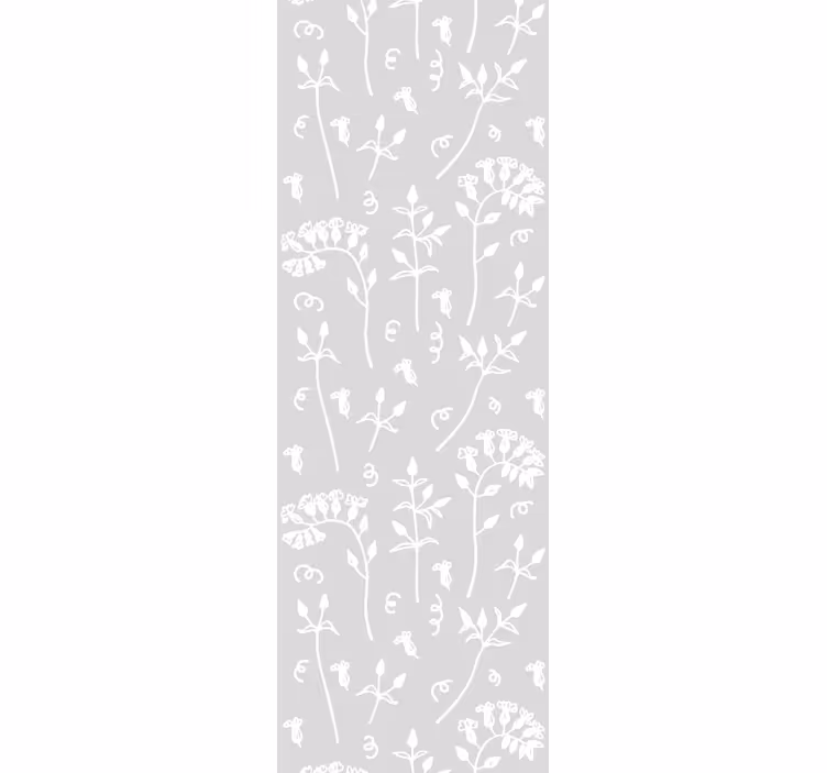 Floral Botanical flower wallpaper - TenStickers