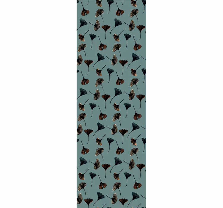 Ginkgo Botanical Motif flower wallpaper - TenStickers