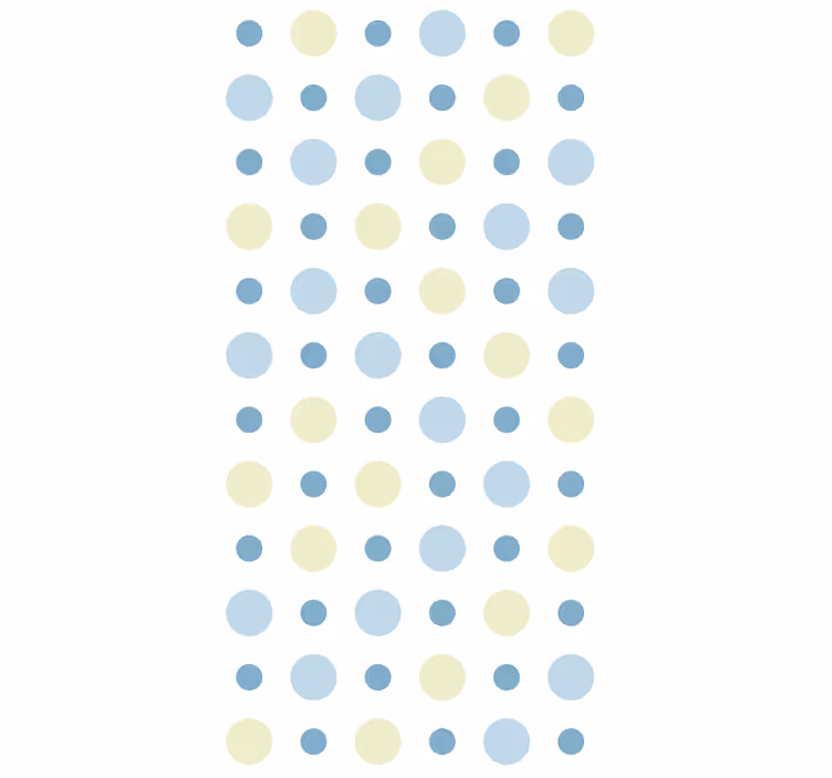 Polka dots wallpaper polka dot serenity - TenStickers