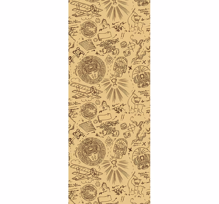 Indiana Jones Ornamental wallpaper - TenStickers