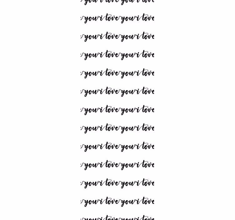 Love Your Life letter wallpaper - TenStickers
