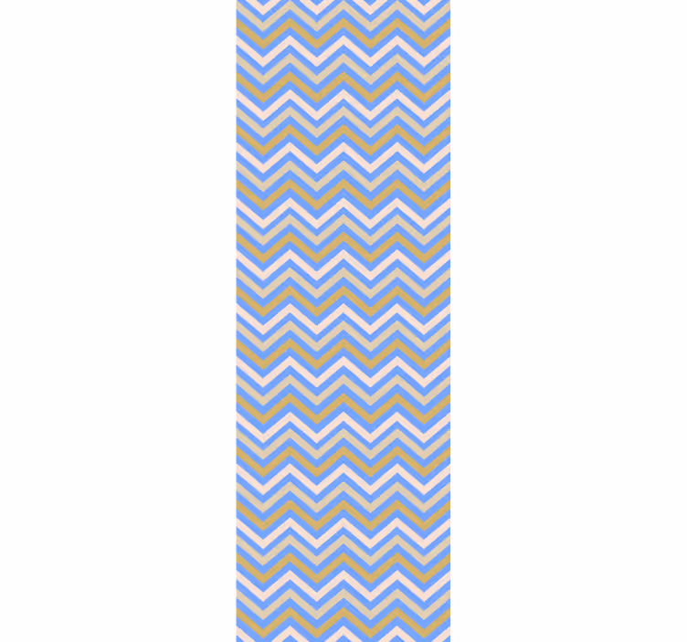 Chevron Patterns geometric wallpaper - TenStickers