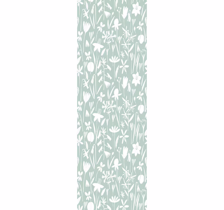 Scandinavian Illustrations Animal Wallpaper - TenStickers