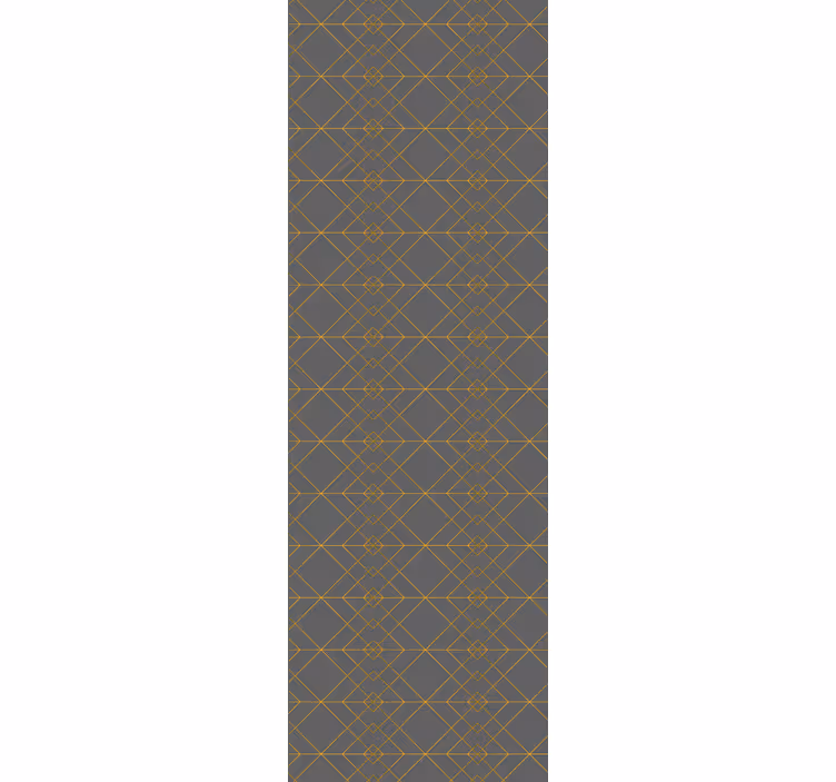 Geometric wallpaper in geometric grid pattern - TenStickers