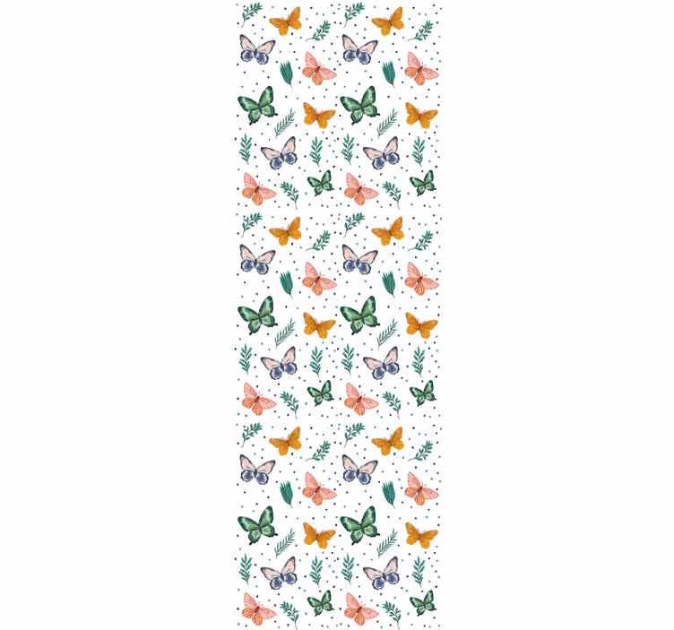 Butterfly wallpaper butterfly swarm - TenStickers