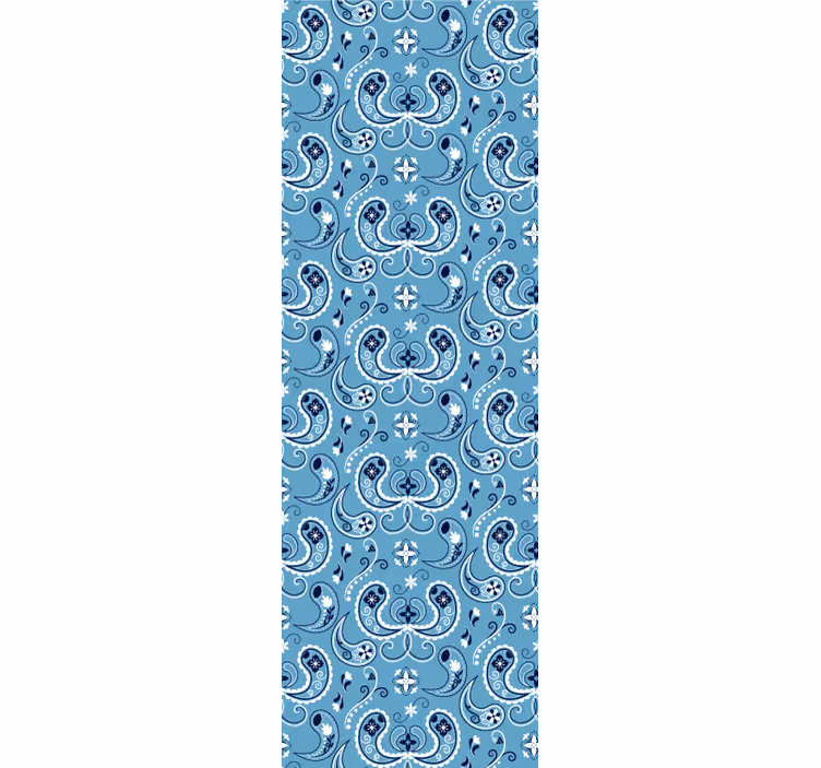 Paisley bandana print tile wallpaper - TenStickers