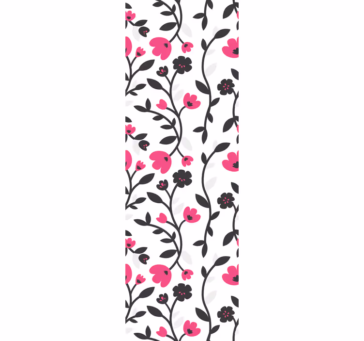 Floral Blossoms Pattern flower wallpaper - TenStickers