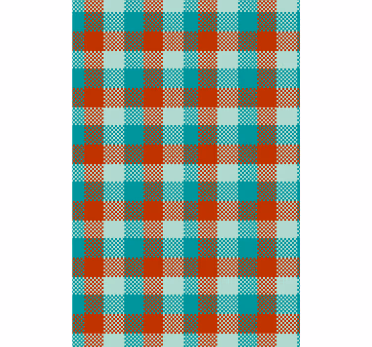 Multicolored fabric textured wallpaper - TenStickers
